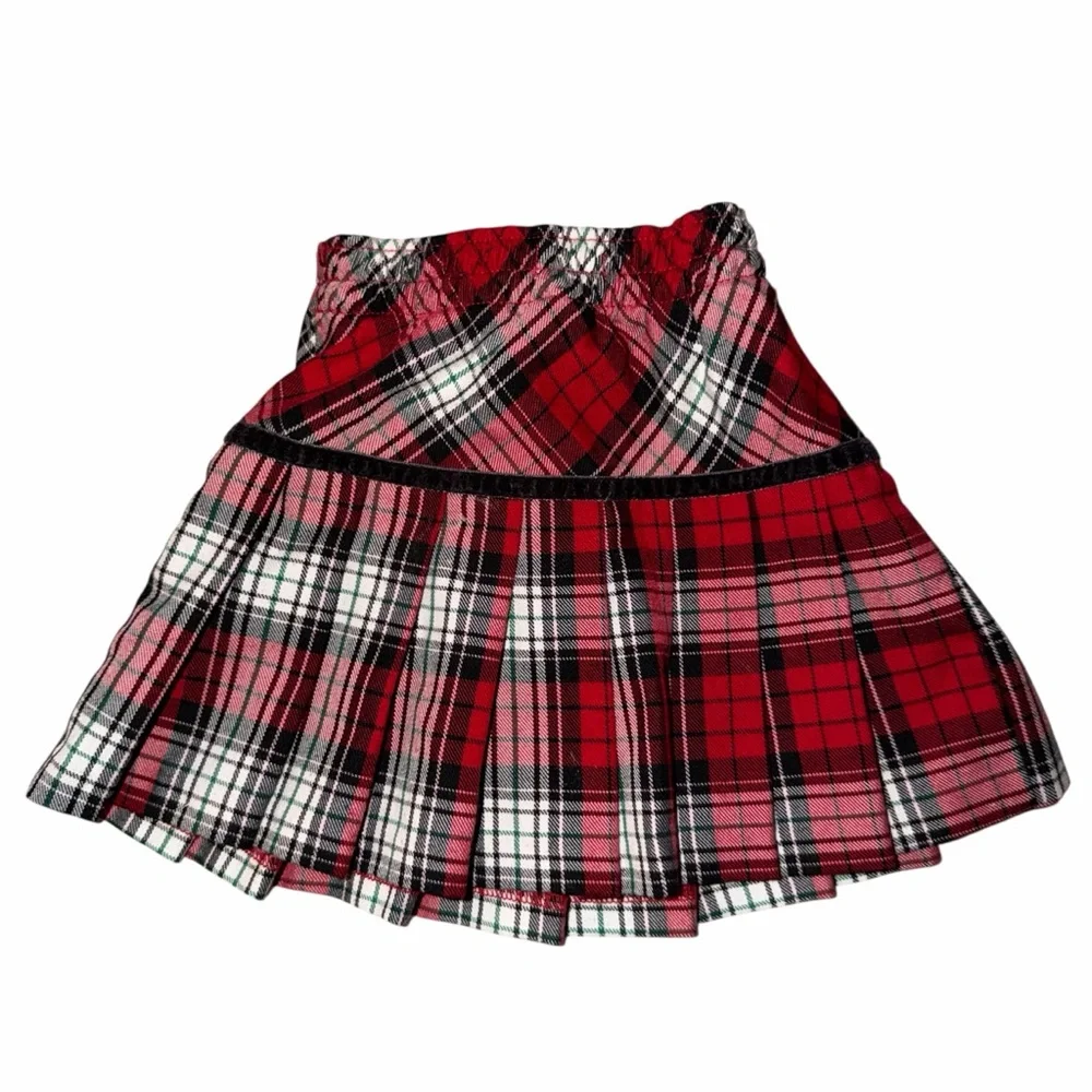 OshKosh B'gosh Red and Black Plaid Skirt